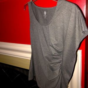 Jessica Simpson Short Sleeve Cold Shoulder Top